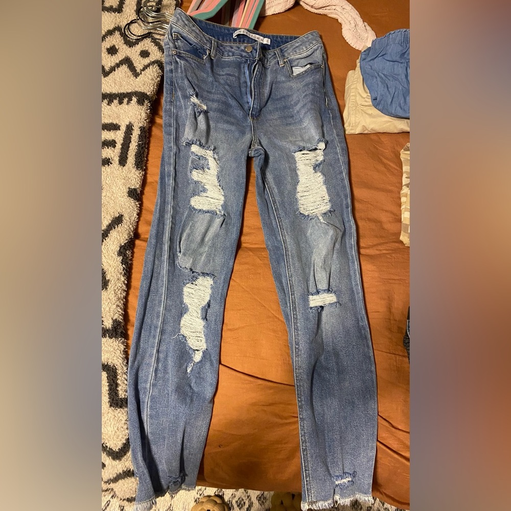 Tinseltown ripped skinny jeans size 9